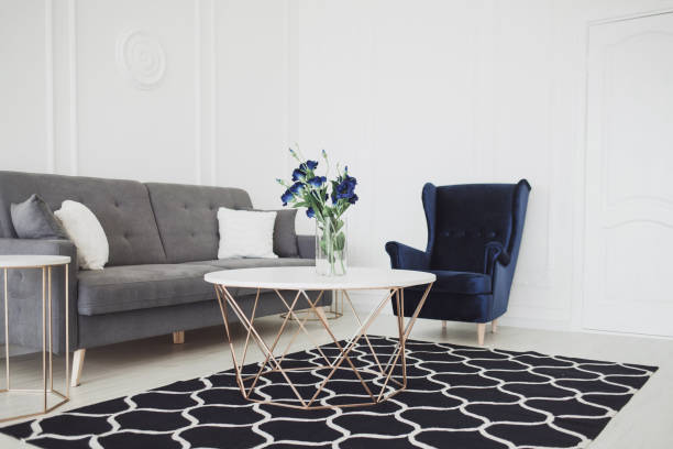 istock Spacious classic living room 1271118265