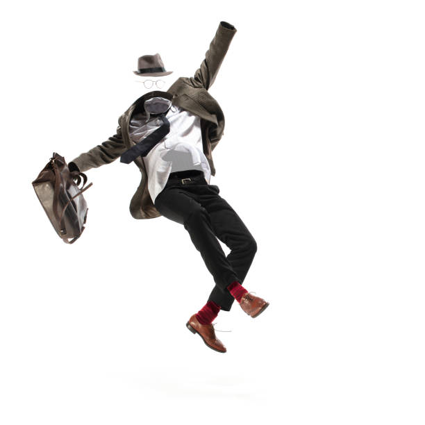 istock Anonymous, invisible man in casual wear isolated on white studio background 1271124896