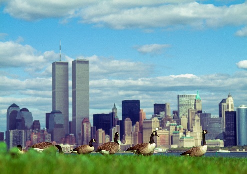 World Trade Center Twin Towers before the September 11th terrorist attack