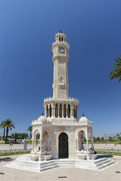 istock Izmir Clock Tower in Konak Square, Izmir City, Turkey 1271143084