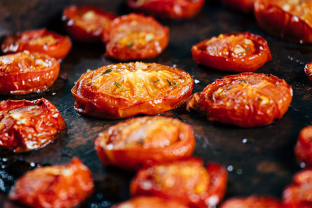 Roasted tomatoes just out from the oven