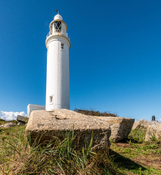 istock Rubble at the base of Hurst Point Lighthouse in Hampshire 1271149792