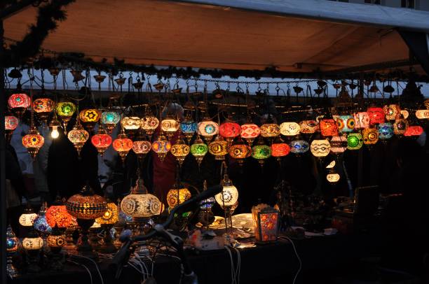 istock Christmas market 1271150346