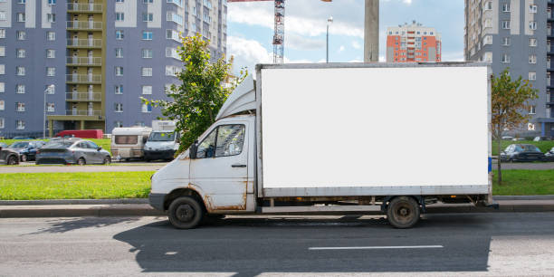 istock delivery old truck with blank white place for information mockup on bodywork 1271151635