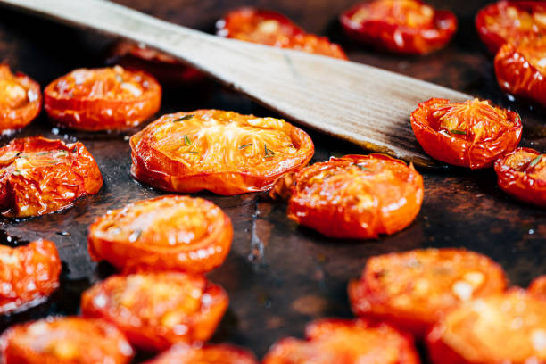 istock Roasted tomatoes just out from the oven 1271151714