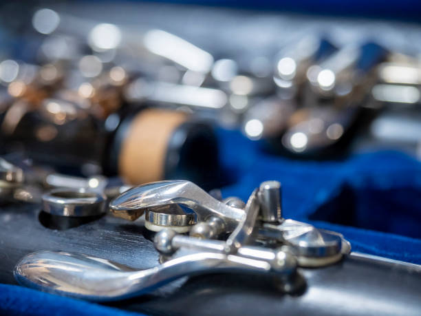 istock Beautifully maintained clarinet in its case 1271154735