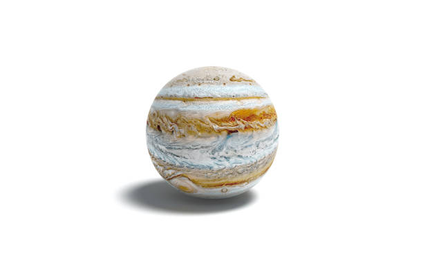 istock Blank jupiter surface ball planet mockup, isolated 1271155350