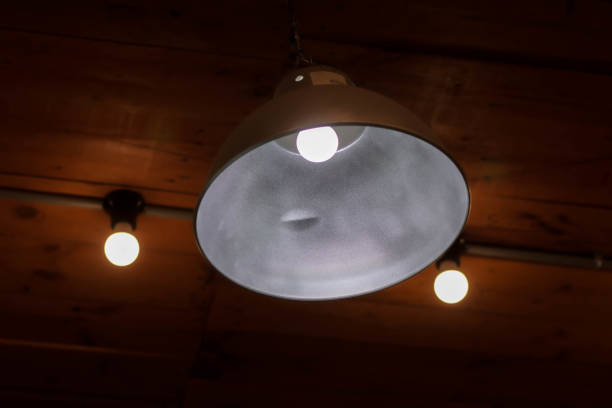 istock Chandelier isolated on black background. 1271157947