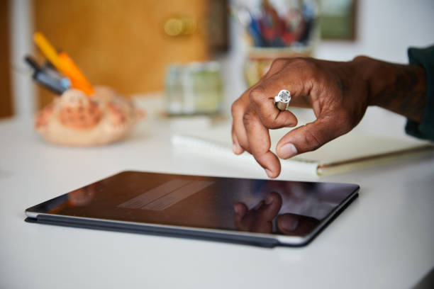 istock Young designer working online with a digital tablet 1271158134