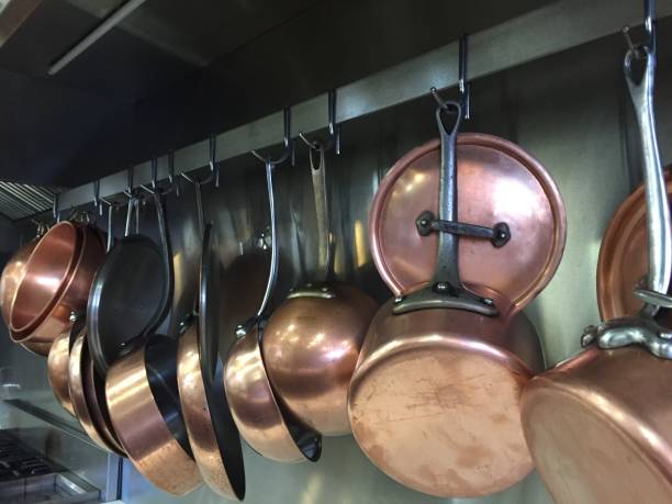 istock Chef Quality Copper Pots and Pans 1271159693