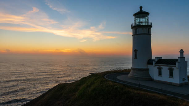 istock Sunset at North Head Lighthouse, Cape Disappointment State Park 1271164000