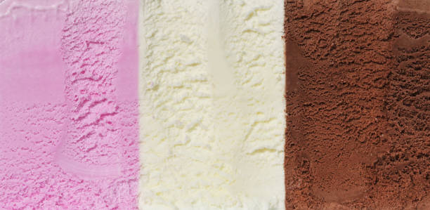 istock Tri colored ice cream neapolitan closeup 1271164179