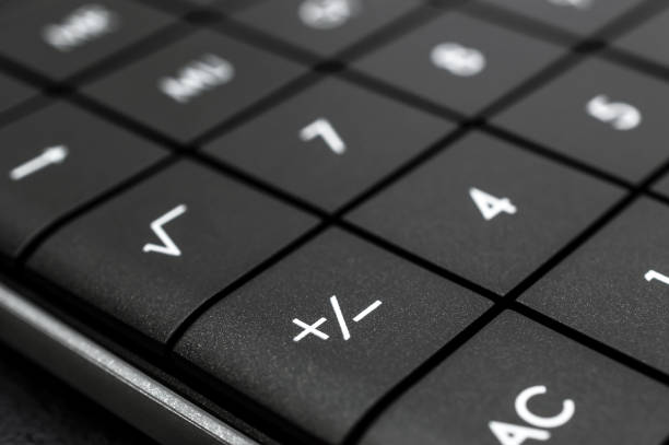 Keypad of black calculator. Close up. Keypad of black calculator. Close up. computer key photos stock pictures, royalty-free photos & images