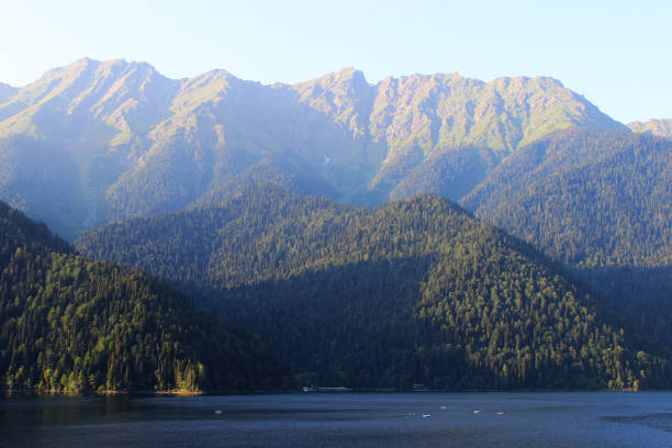 istock Caucasus mountains and calm lake 1271171803