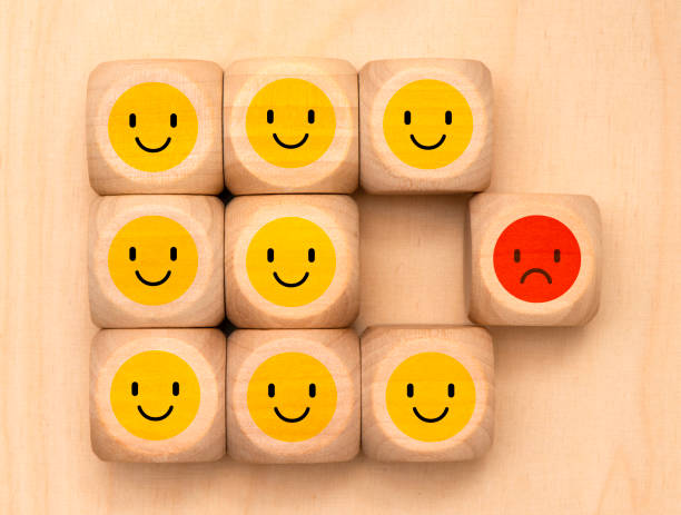 Signs with good and bad mood