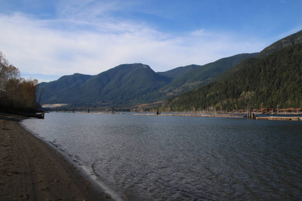 istock A view of a river with a sandy beach