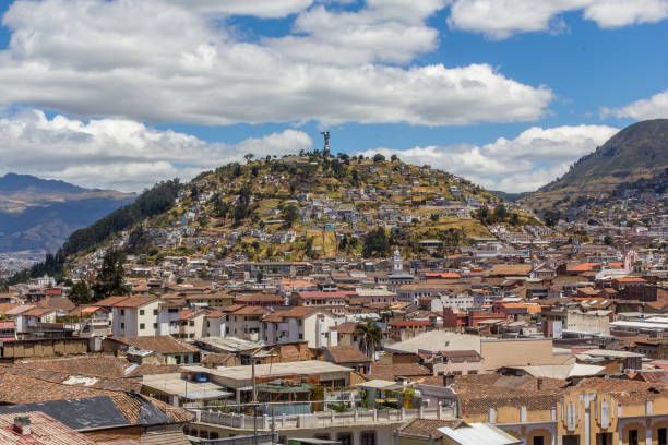 istock Mount Panecillo in Quito, Ecuador, on a clear summer morning. 1271178874