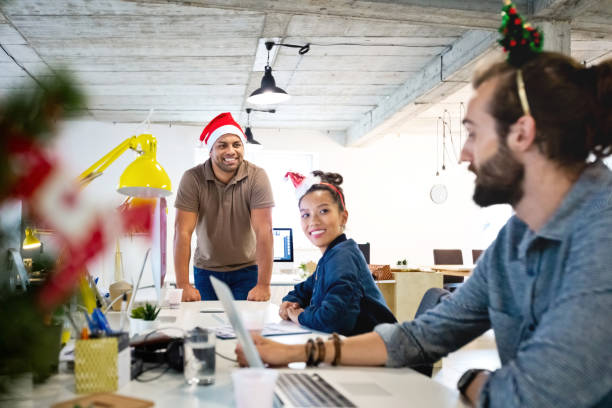 istock Business executives working at new office desk 1271178956