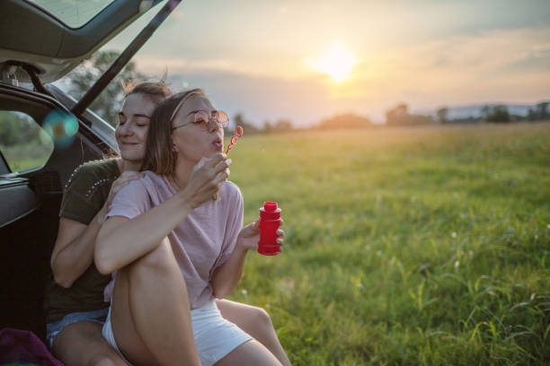 istock Female couple on a road trip 1271179019