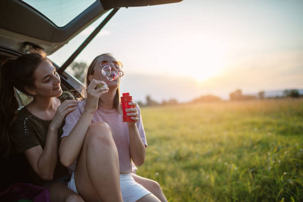 istock Female couple on a road trip 1271179226