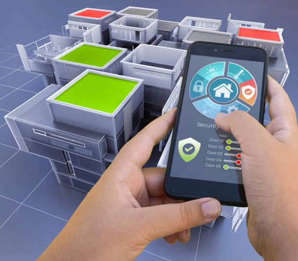 istock Home automation apartment plan 1271183166