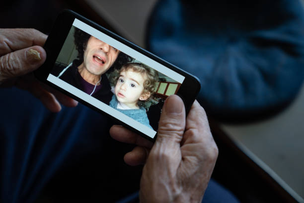 istock Smartphone In Senior Hands For Video Call During Coronavirus Pandemic Quarantine 1271183497