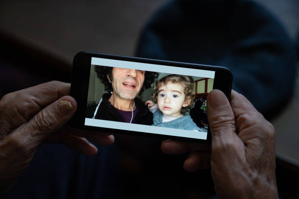 istock Smartphone In Senior Hands For Video Call During Coronavirus Pandemic Quarantine 1271183589