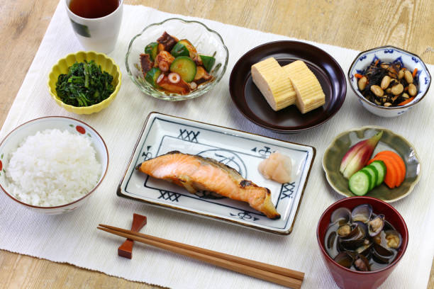 istock Japanese traditional healthy breakfast set meal 1271195642
