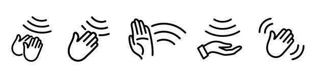 stockillustraties, clipart, cartoons en iconen met handsensor. handdoek en zeep dispenser, automatische handdroger en water kraan sensor touch teken. hand wassen gel vector. ð¡ontactless washes en drogende handen pictogram. handhygiëne. alcoholgel - sensor