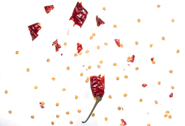 istock sliced red hot chili peppers isolated on white background top view 1271197882