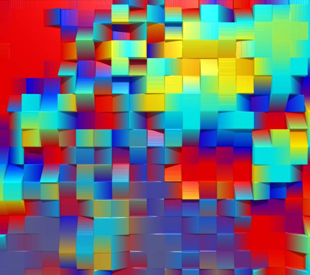 istock Abstract mosaic art background design with vibrant colors. 1271204462
