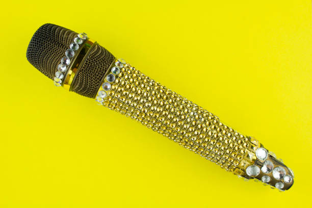 Glitter Microphone - Gold Glitter Microphone - Gold