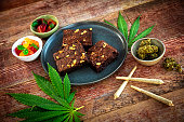 Cannabis joints and brownies for Medicinal Use