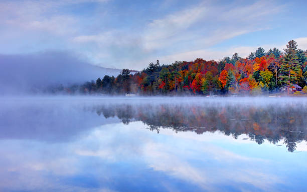 istock Autumn on Saranac Lake, New York 1271221080