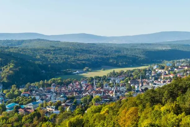Photo of Bad Kissingen Germany from above