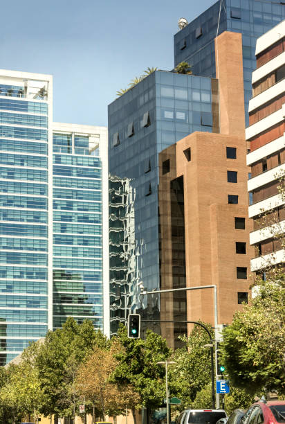 istock Built structures in downtown of Santiago de Chile. 1271227032