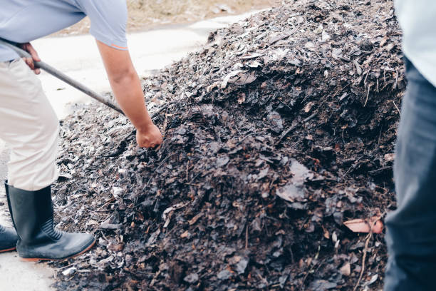 istock organic compost heap. fertilizer production for soil cultivation 1271230443