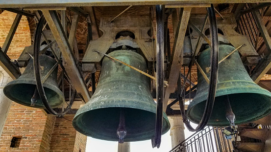 Bells in the Torre dei Lamberti in Verona, Italy