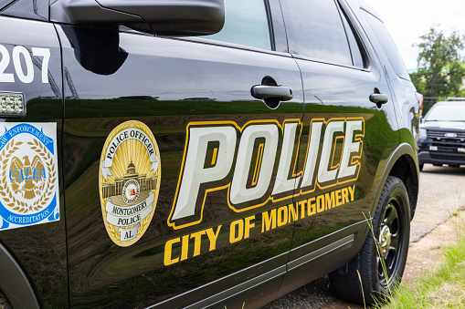 Montgomery, AL / USA - August 27, 2020: City of Montgomery Police car
