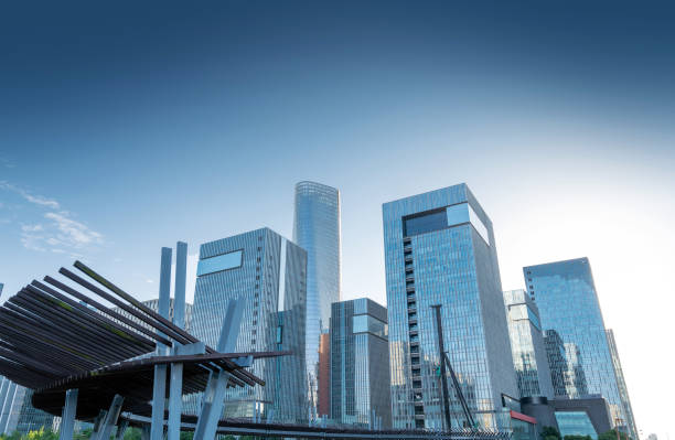 istock Modern office building in a big city 1271244375