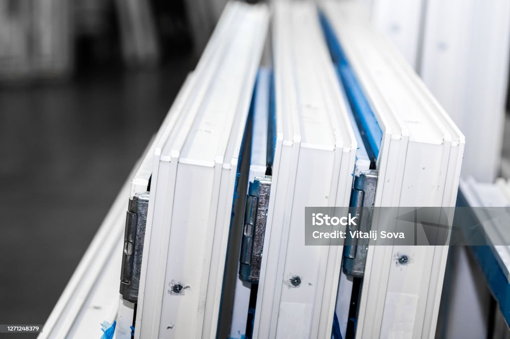Window Store Plastics Closeup Plastic Windows Stock Photo - Download Image Now - PVC, Window ...