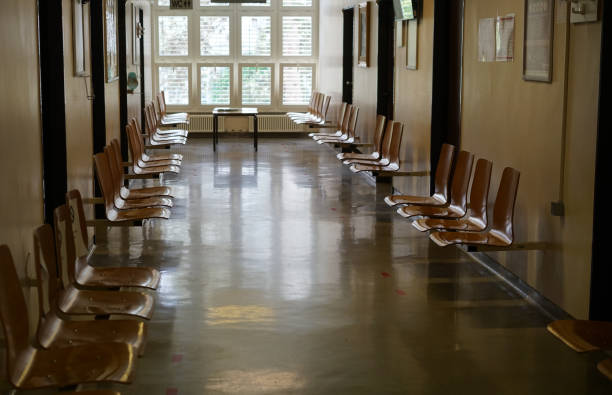 istock Hospital waiting room during Covid-19 time 1271261881