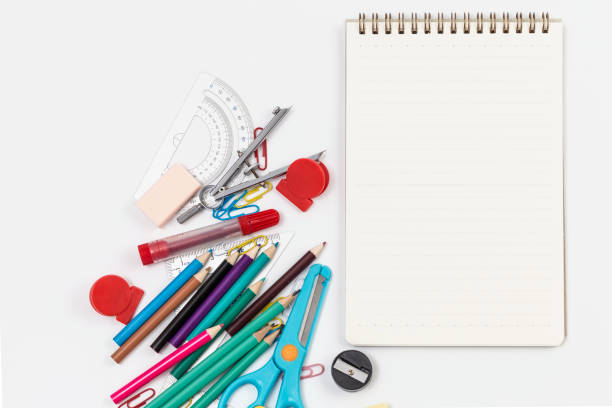 istock There are many types of learning stationery on the desk 1271262001