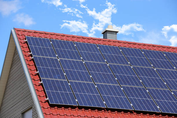istock Single family house with solar system or photovoltaic system 1271264241