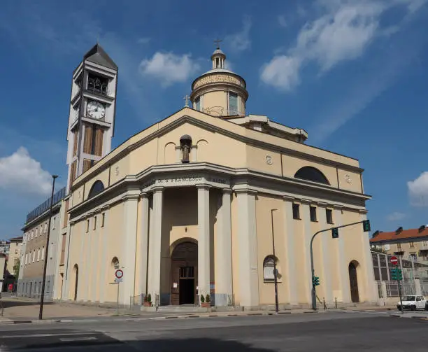 The church of Stimmate di San Francesco di Assisi in Turin, Italy