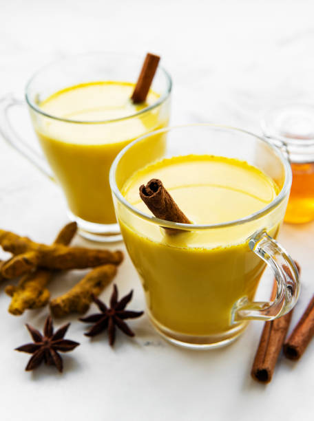istock Golden turmeric milk 1271270392