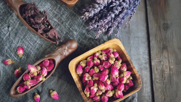 Rosebud tea . Rose Bud tea is made from real rose buds plucked when they are young and then dried.