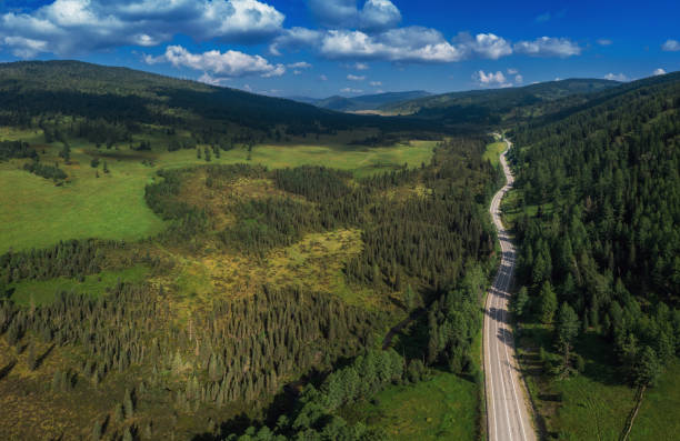 istock Chuysky trakt road in the Altai mountains 1271274365