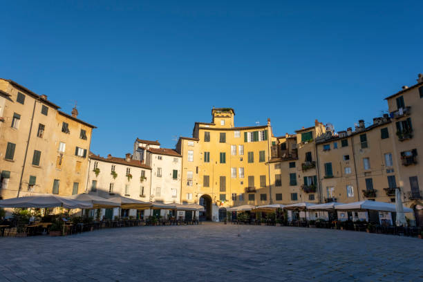 istock Amphitheater square in Lucca. Tuscany, Italy 1271281307