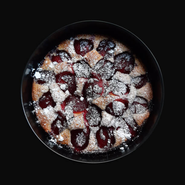 Whole plum pie